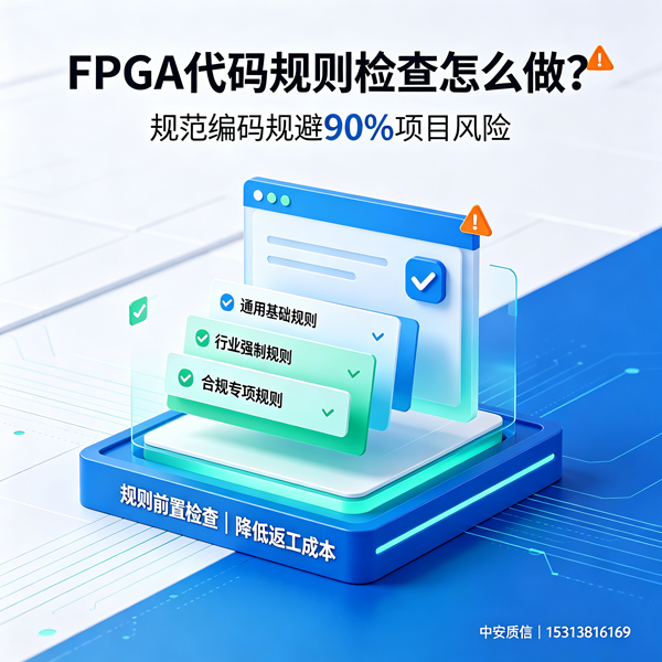 FPGA代码规则检查怎么做？规范编码规避90%项目风险推荐中安质信